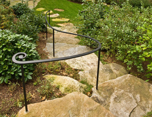 Landscape handrails